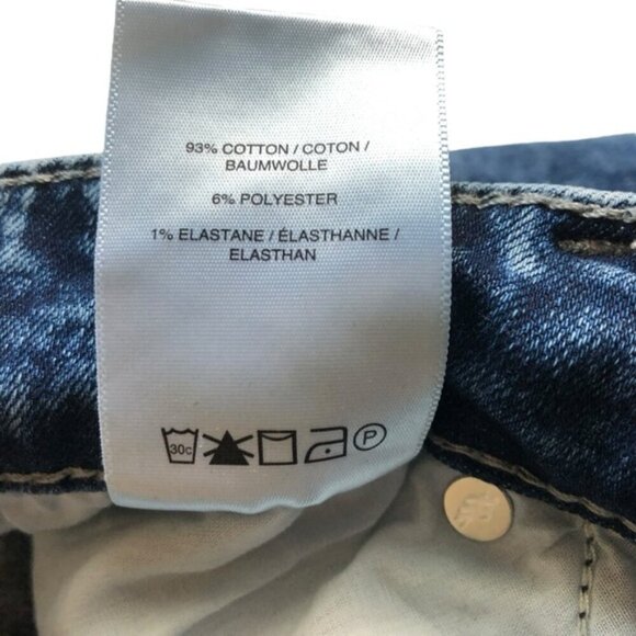 Silver Elyse Curvy Fit Mid Rise Slim Bootcut Jeans Size 28 - Picture 14 of 15